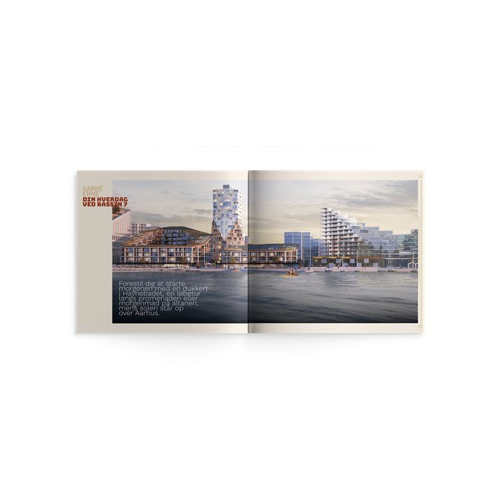 Karreerne Salgsprospekt Visualisering Opslag